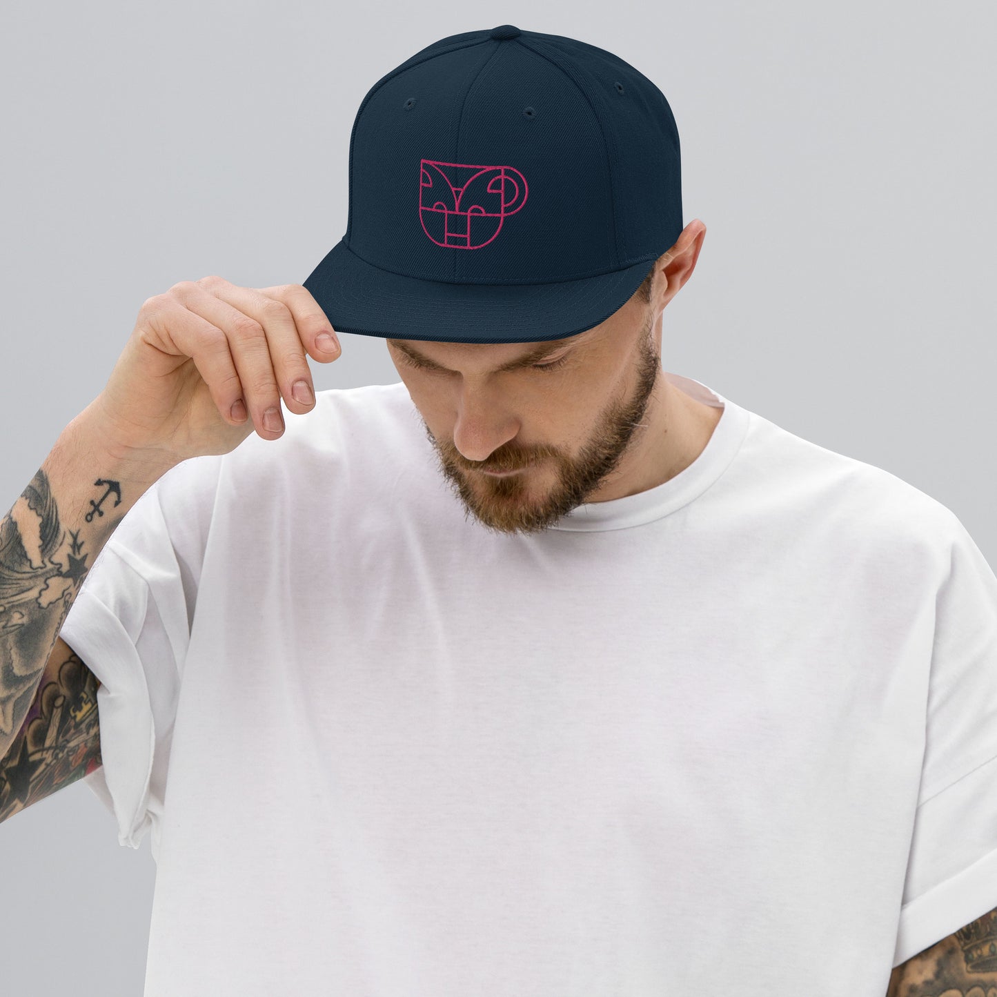 Bear Cup Snapback Hat